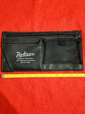 Vintage Radisson Hotels Money Pouch Carry Bag Miami Limited Edition - Unique A+